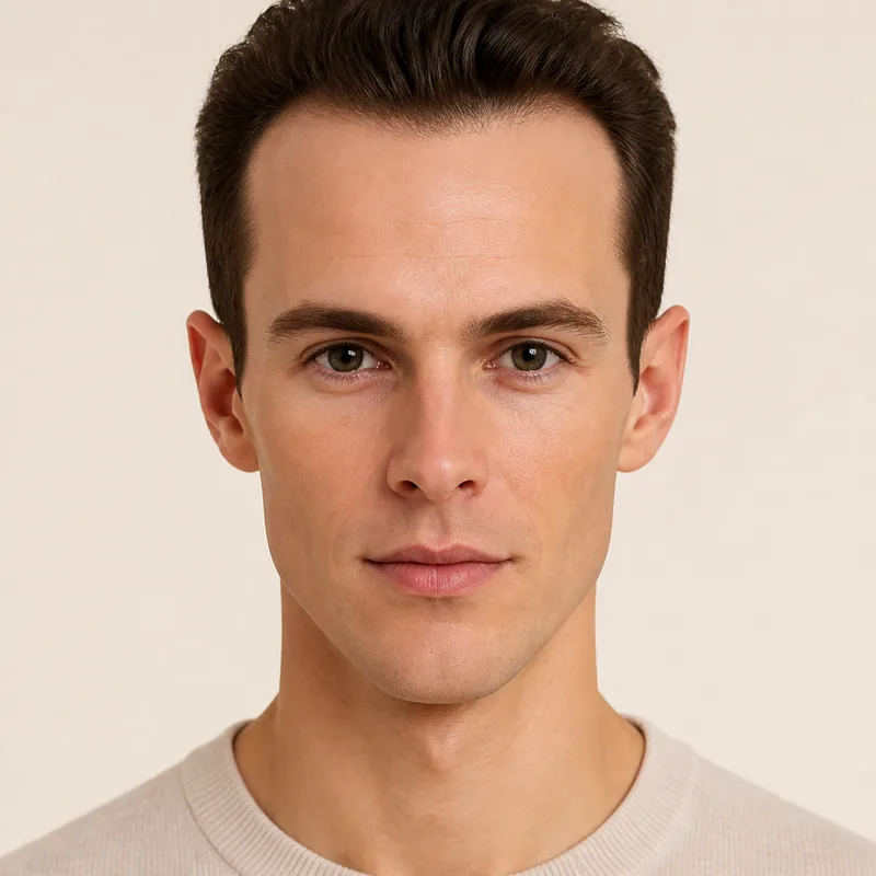 Heart face · example portrait